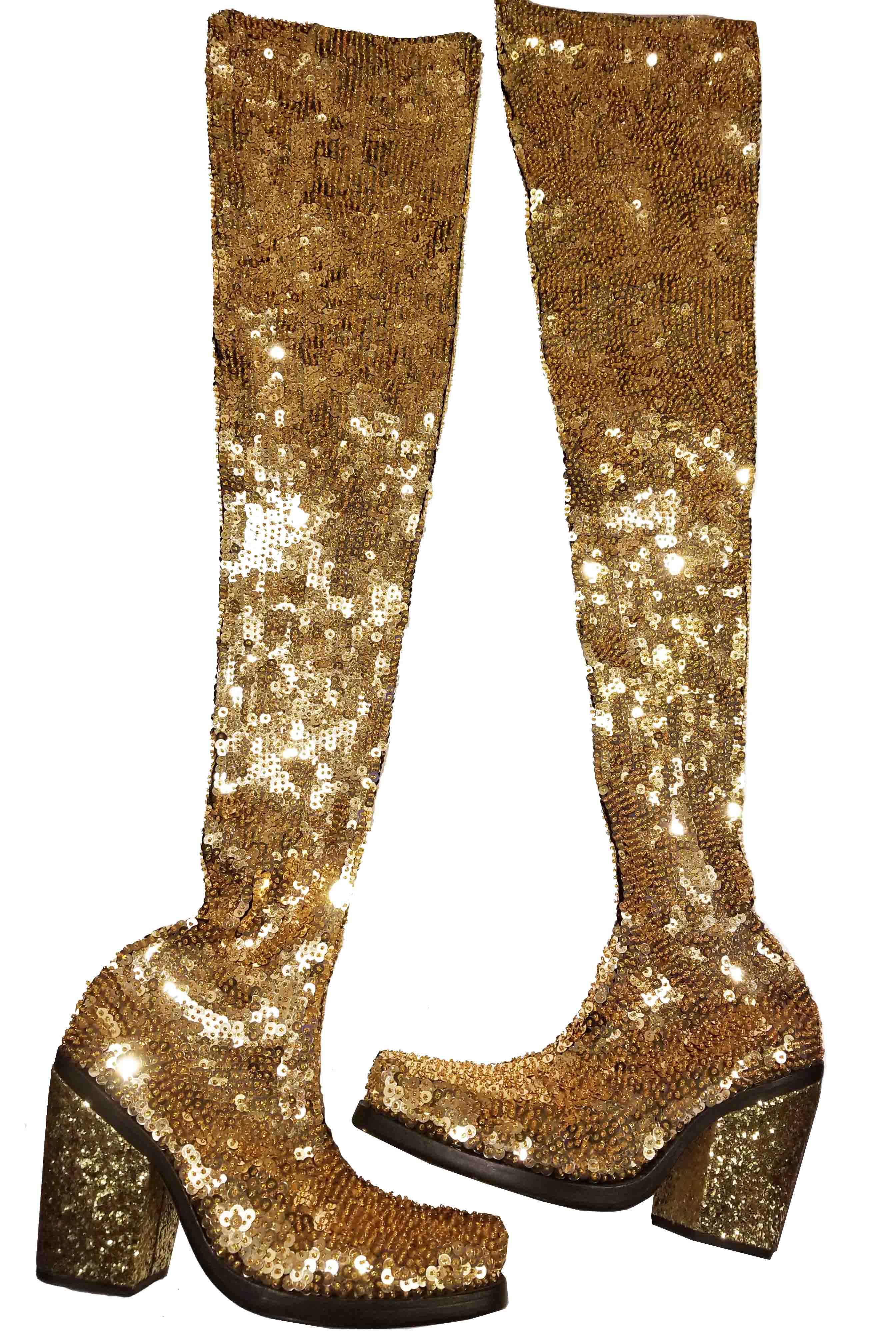 UNRELEASED ONE-OFF! Gold Boots UNRELEASED ONE-OFF! Gold Boots