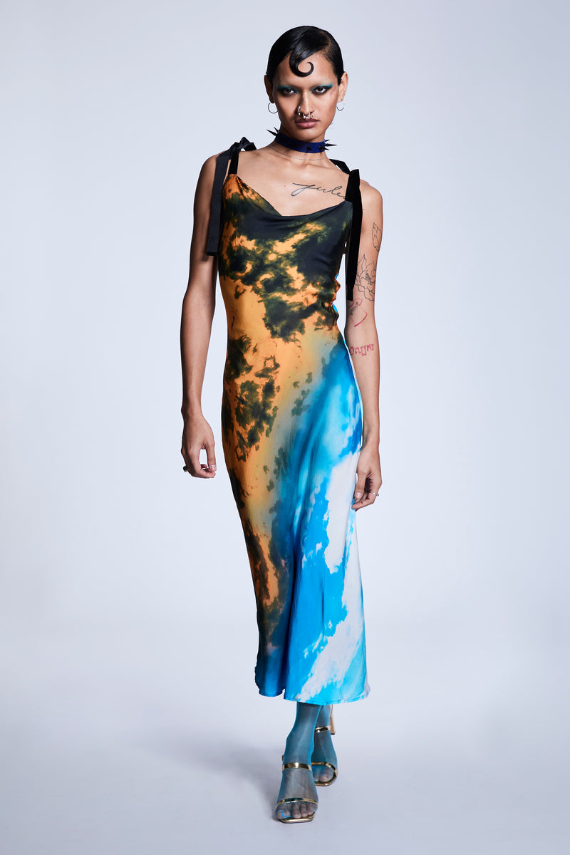Sky Print Dress
