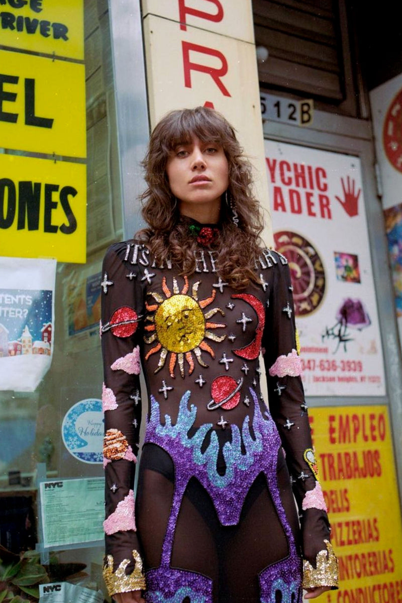 It's In The Stars Midi Dress