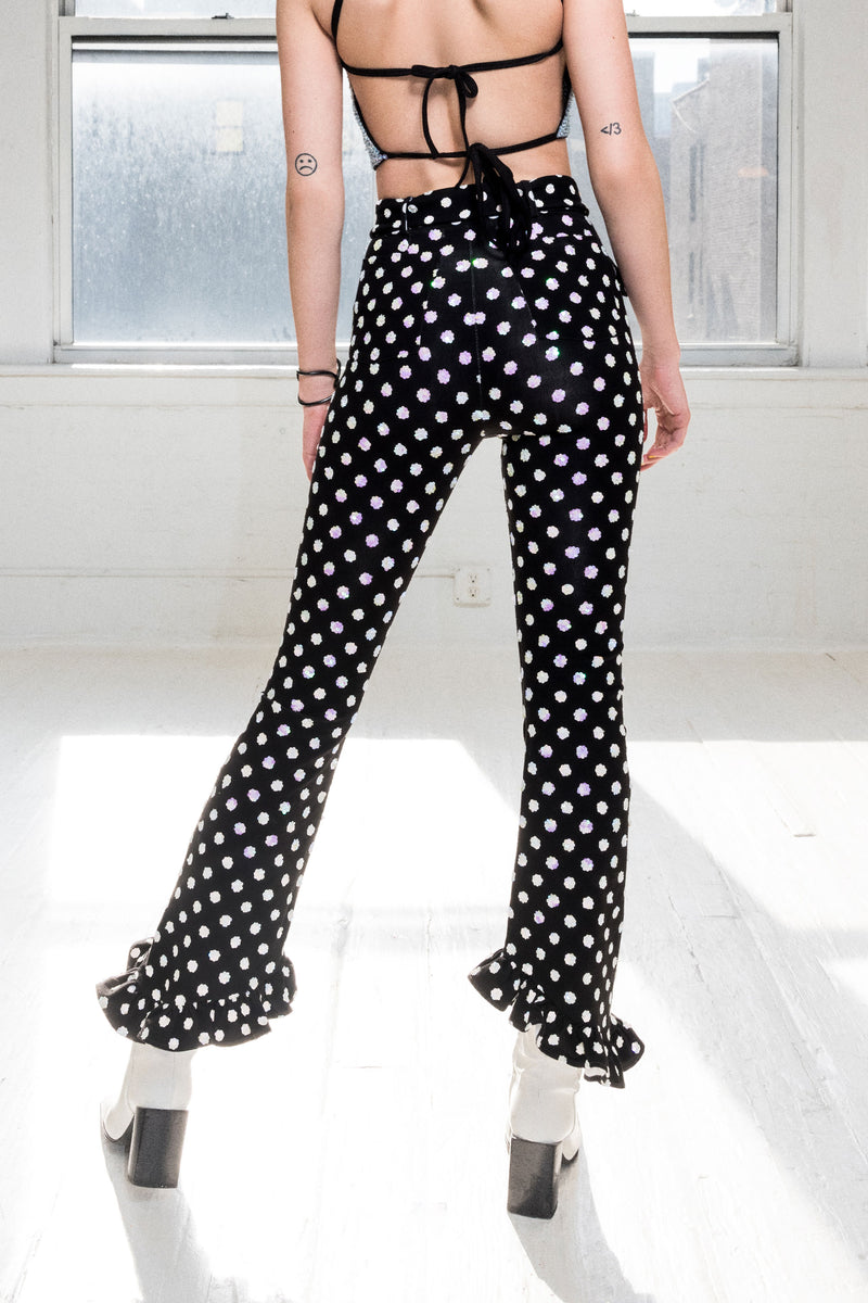 The Modern Love Sequin Pants in Black