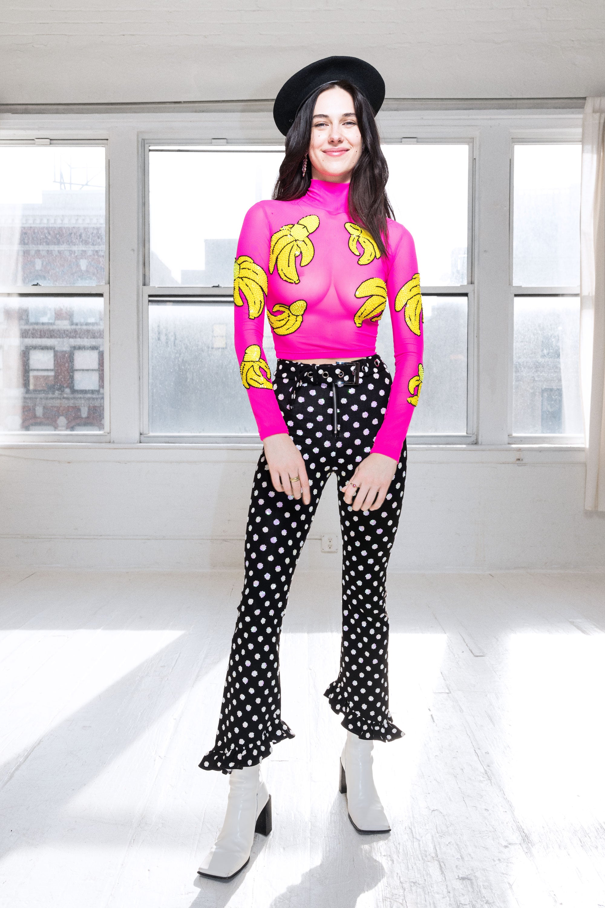 The Modern Love Sequin Pants in Black
