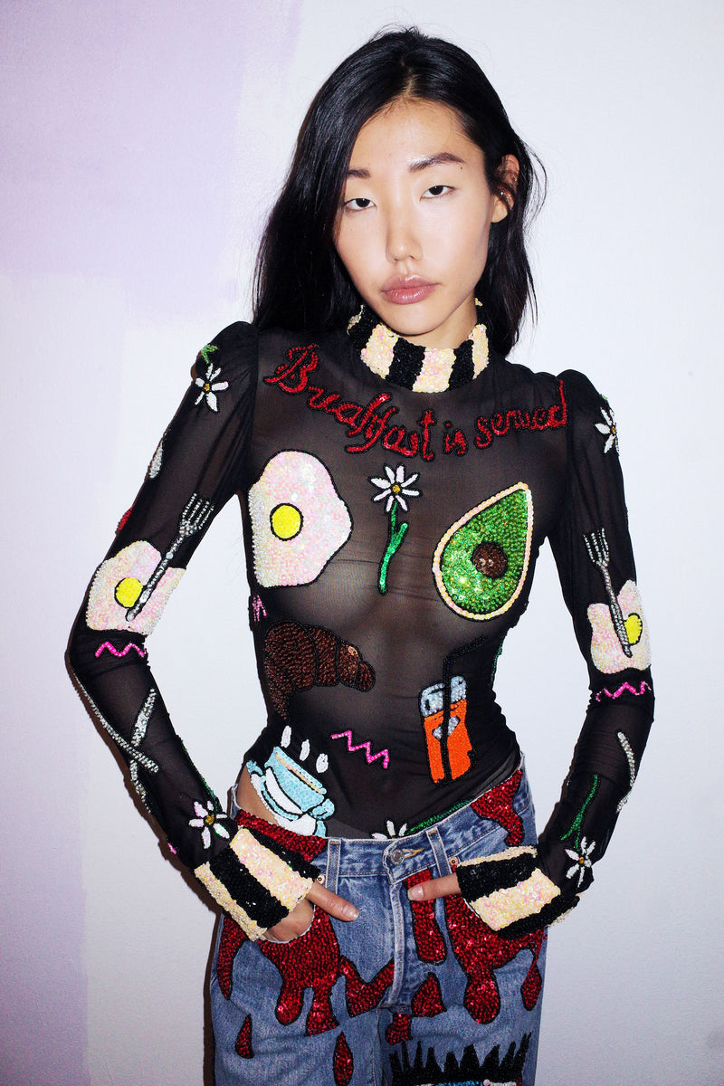 The Breakfast is Served Leotard