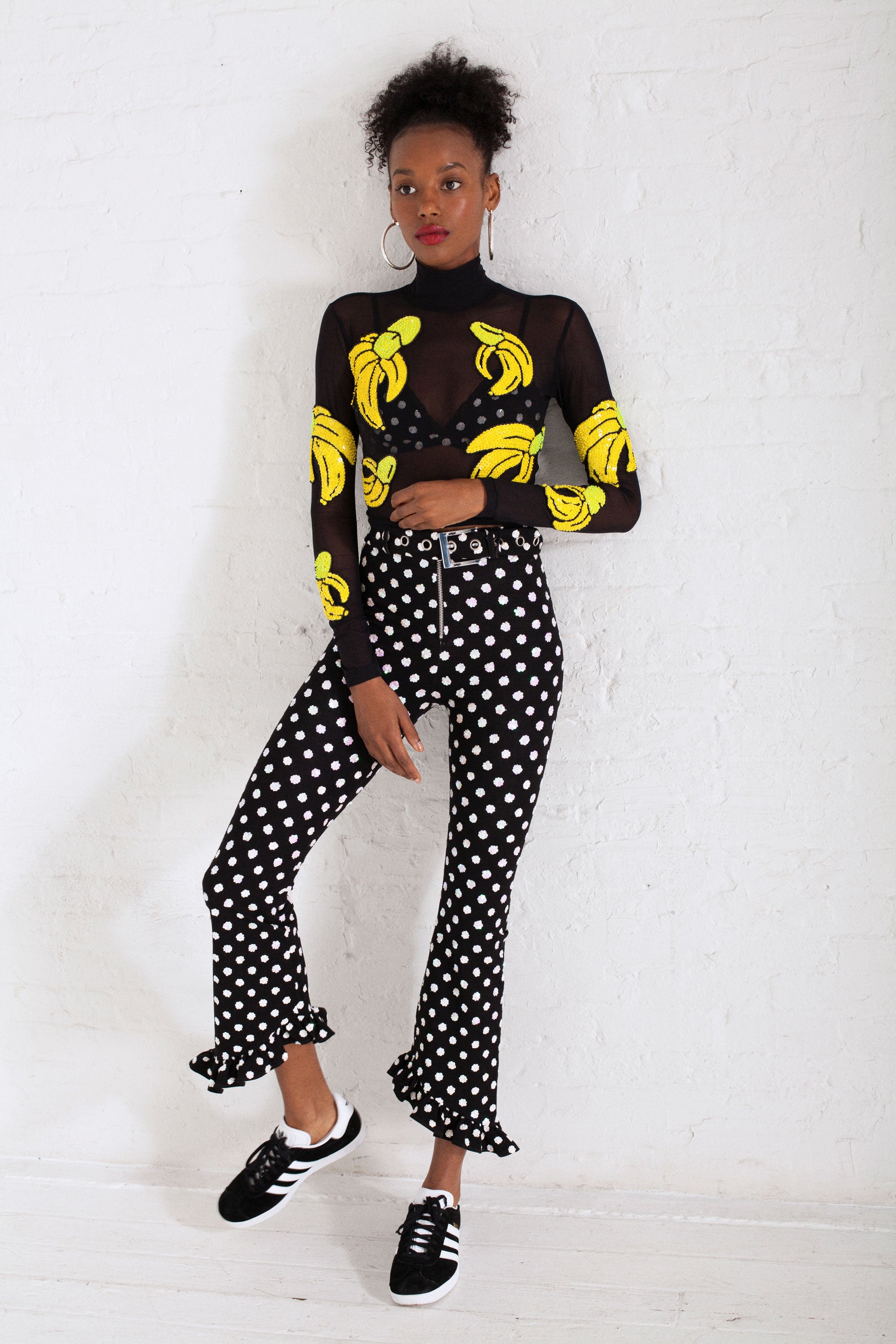 The Modern Love Sequin Pants in Black