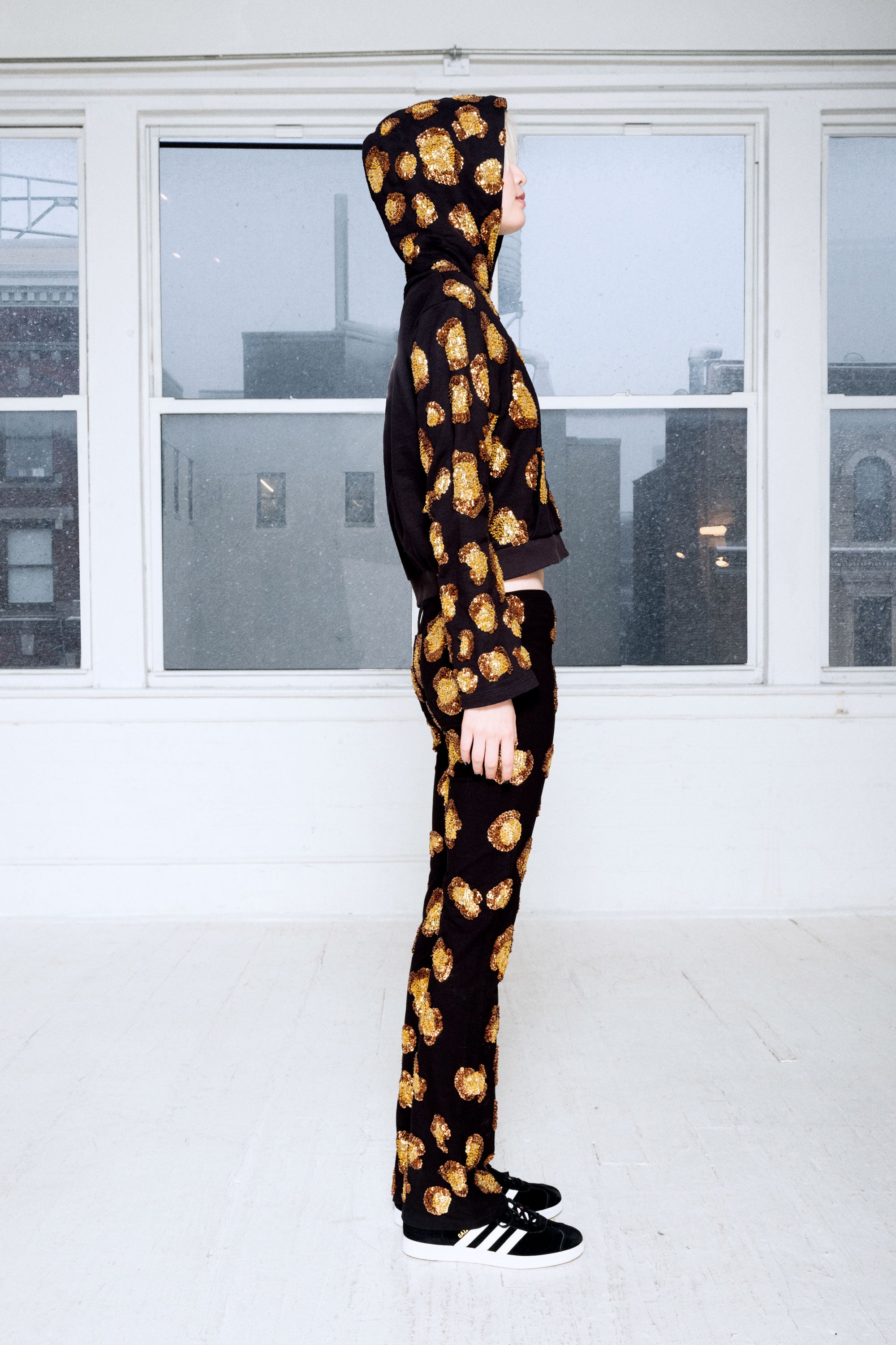 The Ice Leopard Bootcut Pants