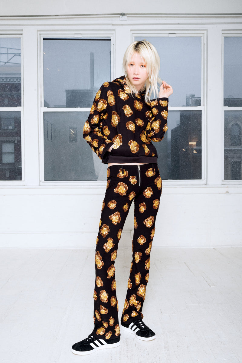 The Ice Leopard Bootcut Pants